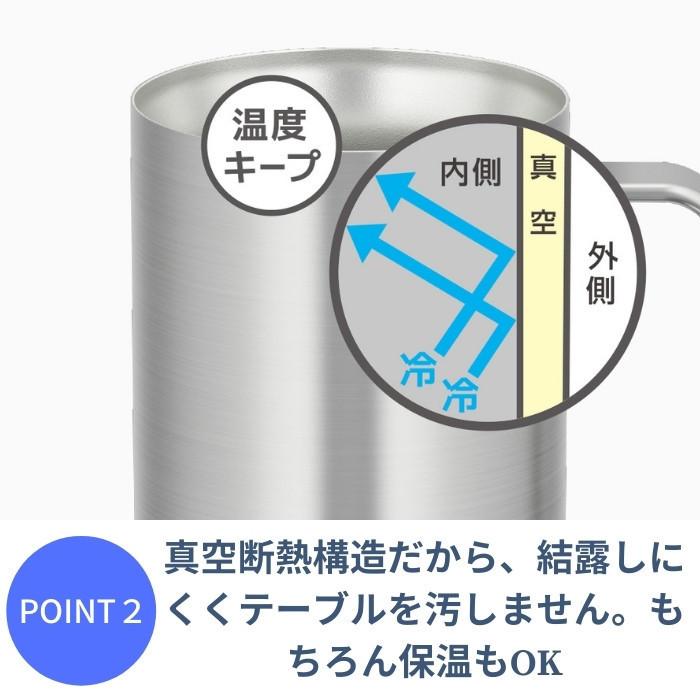 サーモス タンブラー ジョッキ マグカップ 600ml 食洗機対応 真空断熱 ステンレス JDK-600 ビール THERMOS コーヒー｜irodorikukanin｜07