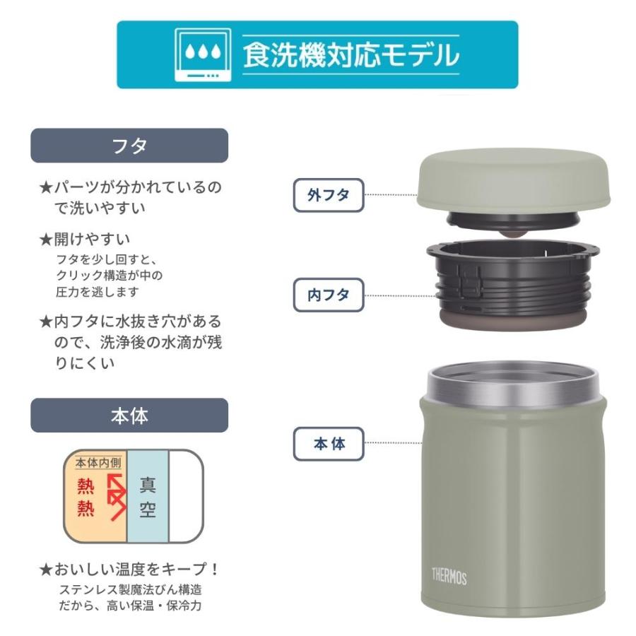 THERMOS（サーモス） 真空断熱スープジャー JEB-400 食洗機対応 400ml