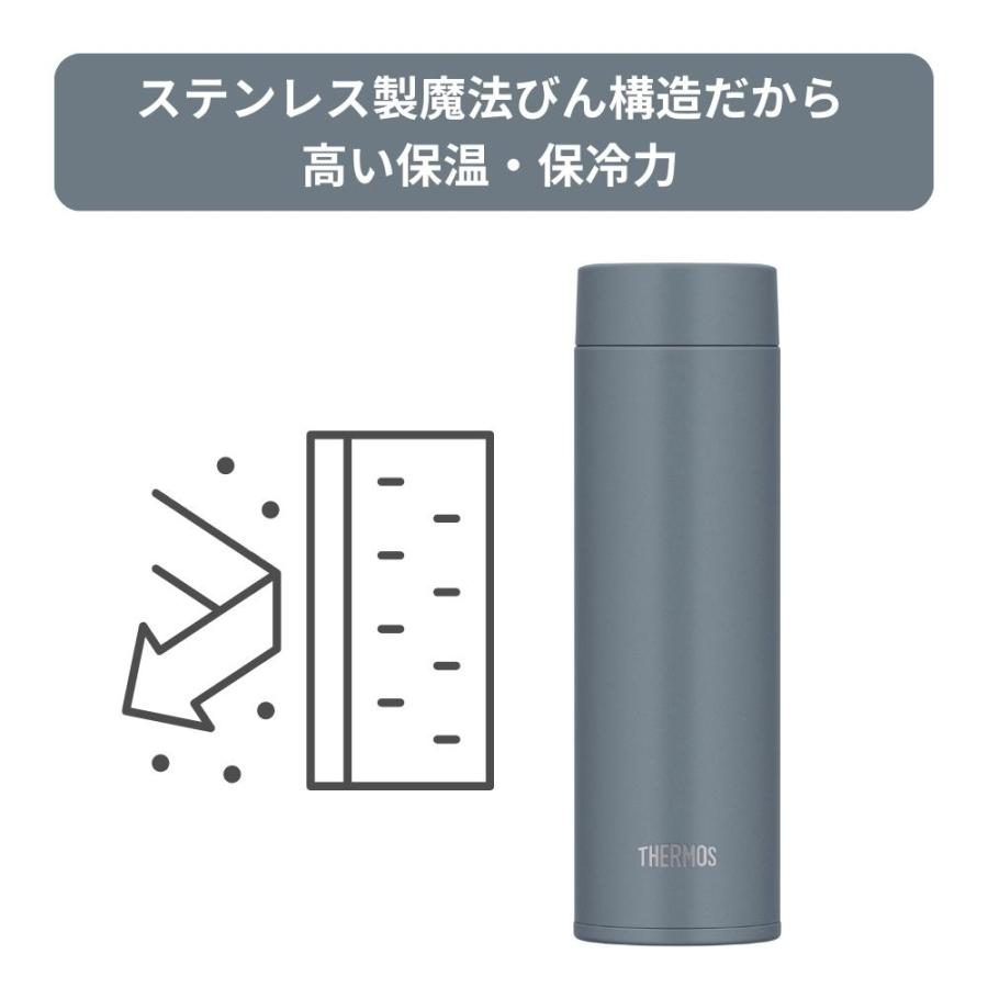 サーモス 水筒 食洗機対応 カバー ポーチ プレゼント JOQ-480 480ml 保温 保冷 スポーツドリンク対応 ケータイマグ Thermos 真空断熱 ケータイマグ｜irodorikukanin｜06