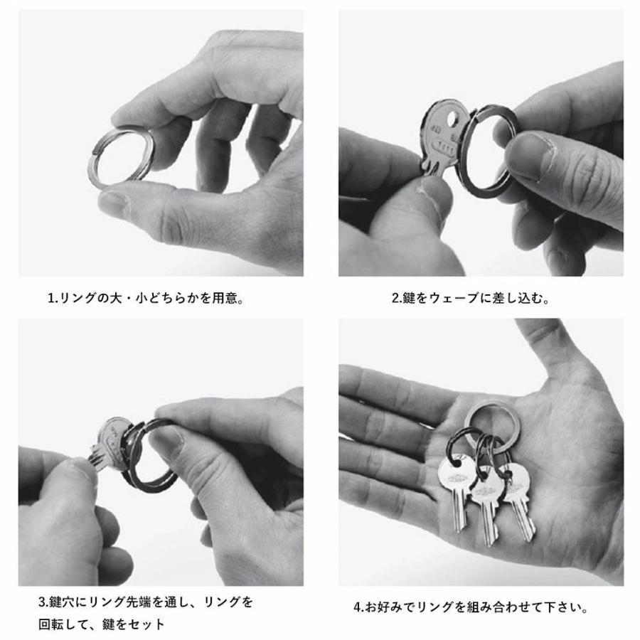 WAVE（CASIO） waveclips スマートキーリング メール便対応 おしゃれ 3