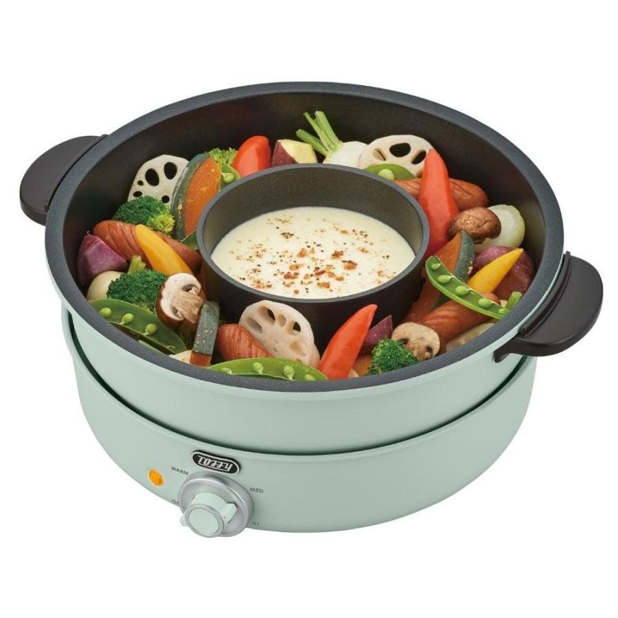 Toffy トフィー 電気グリル鍋 K-HP2 たこ焼き ホットプレート 鍋