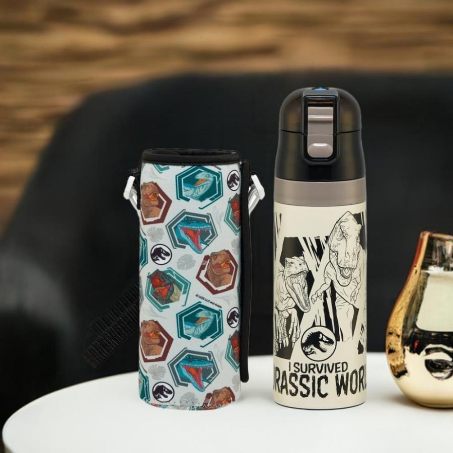 当店限定柄新登場 スケーター 水筒 キッズ カバー 付き 直飲み KSDC4 470ml  子供 ステンレス 保冷 ランチグッズ 入学 入園 | スケーター | 27