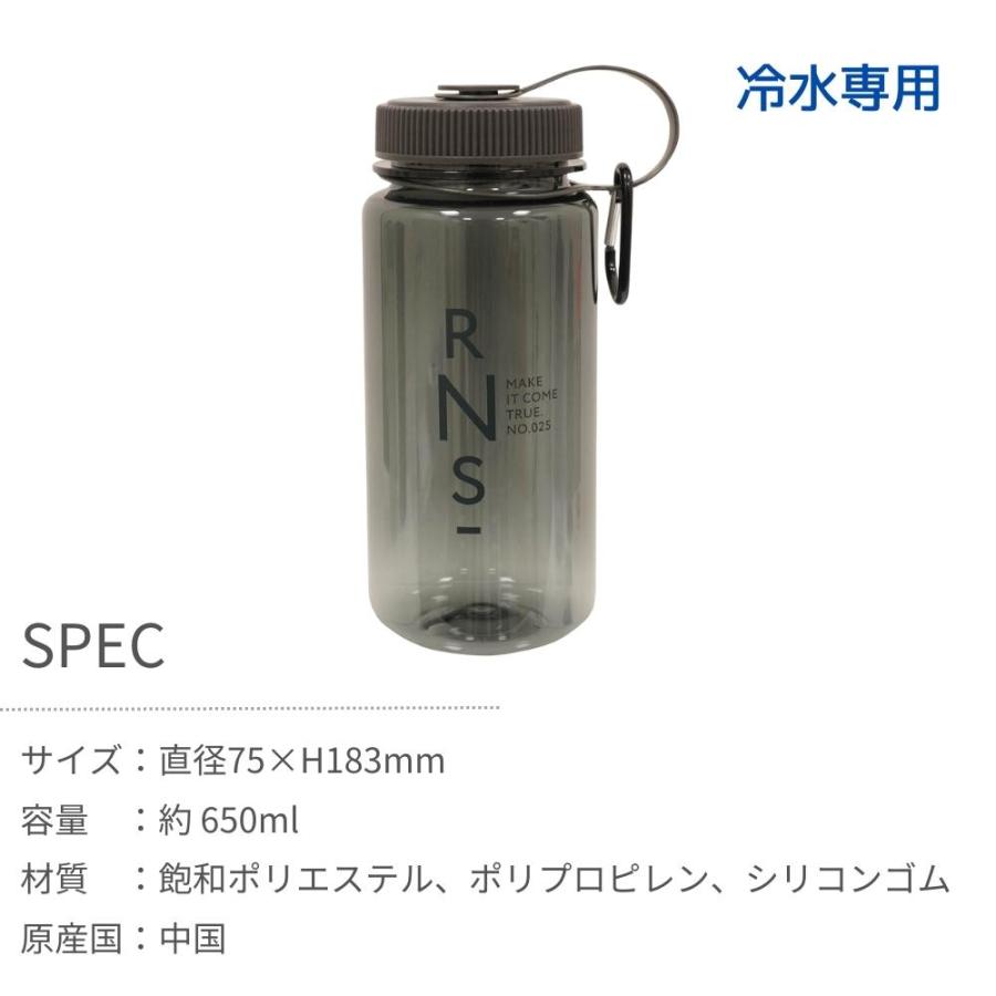マリオ トライタン カラビナ付きボトル 水筒 クリア ドリンクボトル