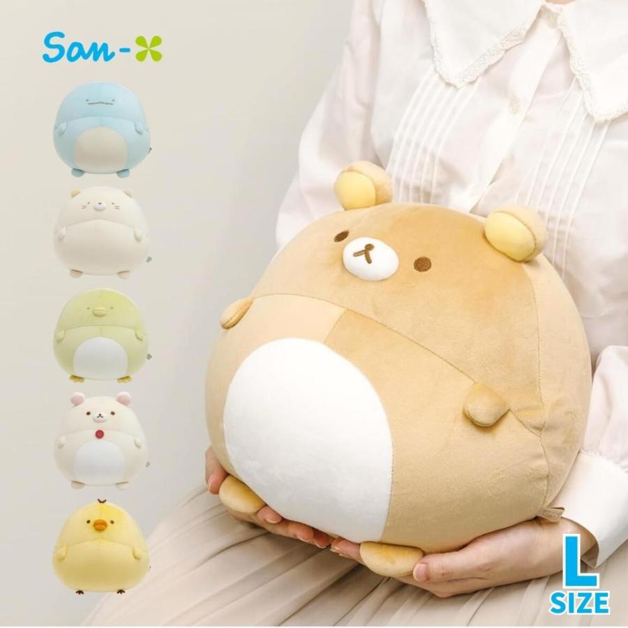 San-X（サンエックス） ぽんぽこきょむぐるみ Lサイズ リラックマ