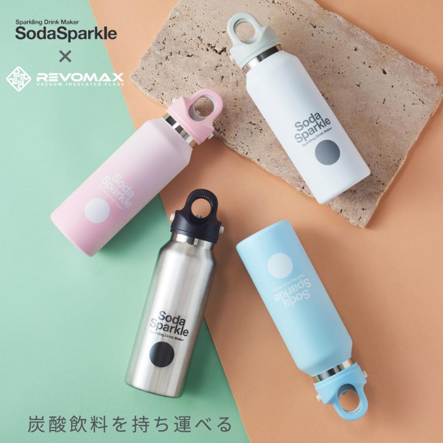 REVOMAX ソーダスパークル×REVOMAX2 12oz SLIM 炭酸ボトル 355ml MSB