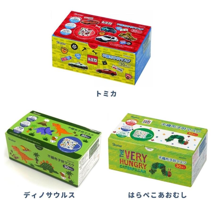 スケーター 子ども用 不織布プリーツマスク 30枚入り MSKP30 子供 