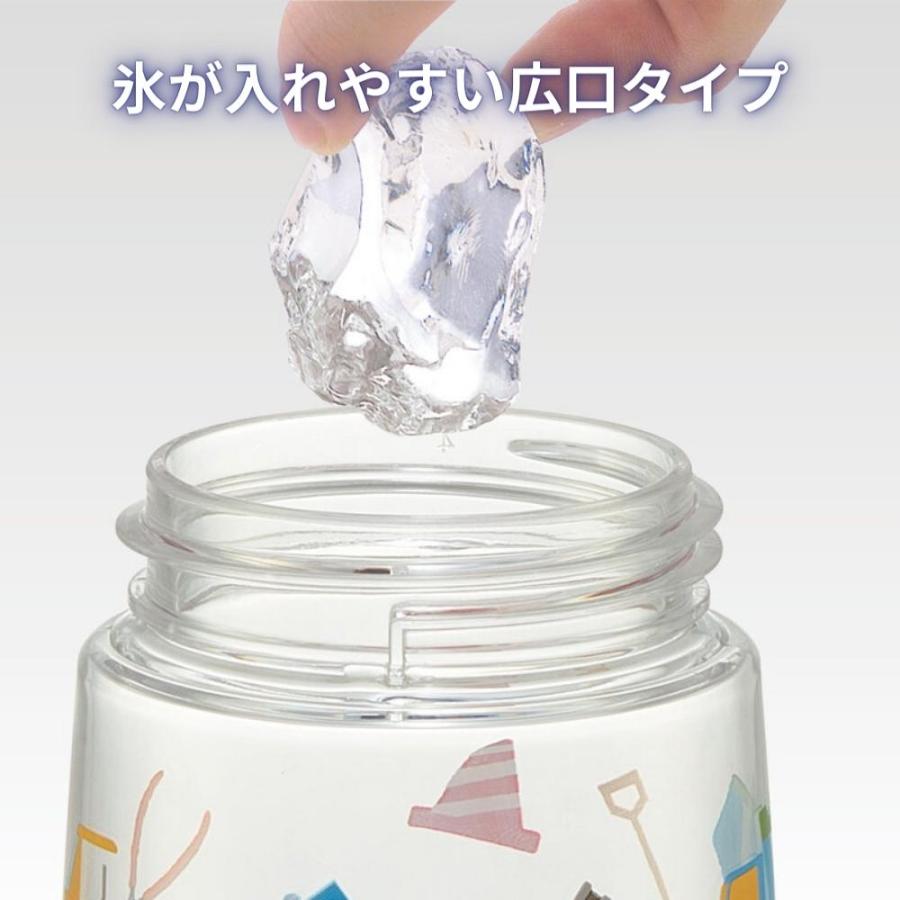 スケーター 水筒 ワンタッチ ストロー 480ml PDSH5 プラスチック