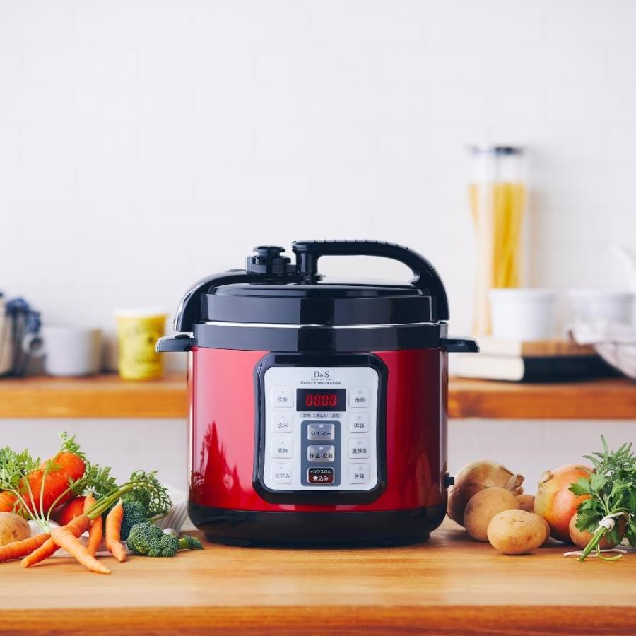 [再値下！]家庭用マイコン電気圧力鍋4.0L D&S 家庭用マイコン 電気 圧力鍋 4.0L STL-EC50 レシピ 4l : 彩り空間