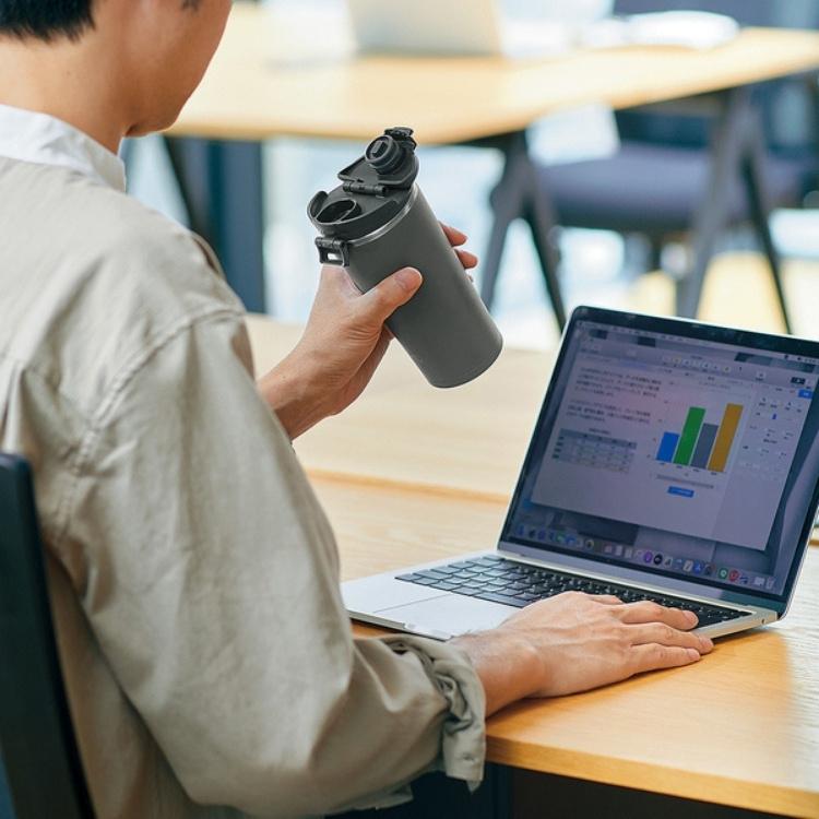 象印（ZOJIRUSHI） タンブラー 水筒 シームレスせん 蓋付き 持ち運び
