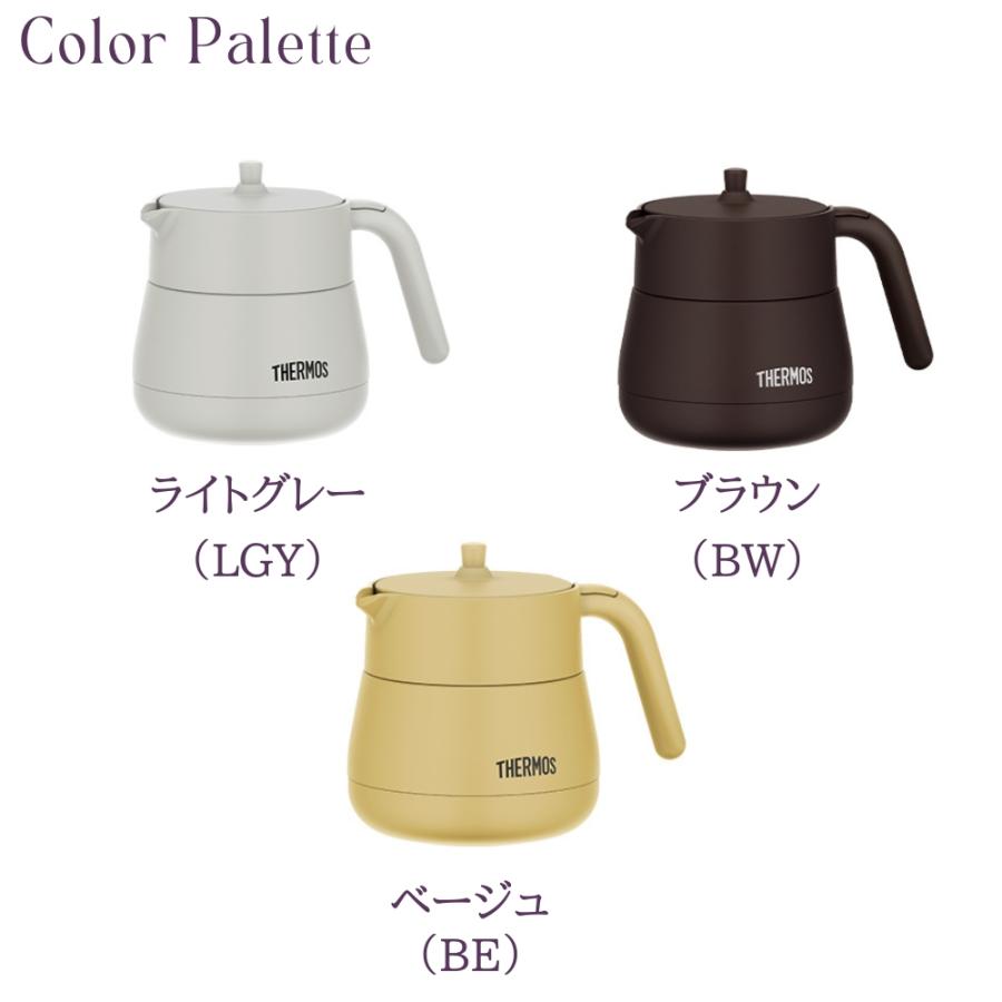 THERMOS（サーモス） 真空断熱ティーポット 保温 保冷 ストレーナー