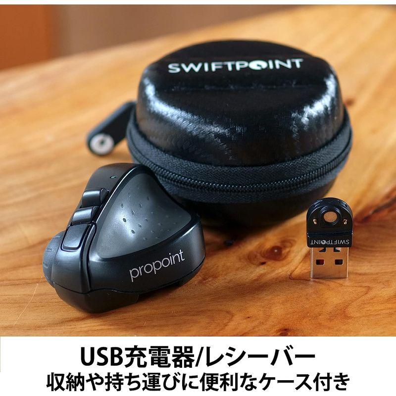 Swiftpoint ProPoint エルゴノミクス 小型マウス 黒 Bluetooth SM600 ProPoint エルゴノミクス 小型マウス 黒 Bluetooth SM600