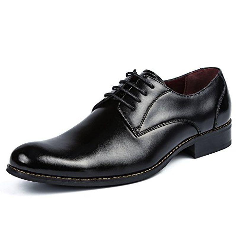 おすすめ 外羽根プレーントウ 紳士靴 革靴 メンズ 本革 ビジネスシューズ 日本製 アラモーダ 1181 26.5cm ブラック ビジネスシューズ