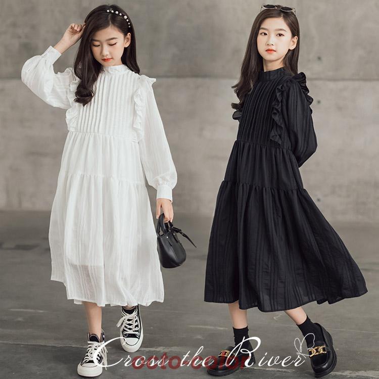 ピアノ発表会 ワンピース 黒 白 入学式 女の子 卒服 卒業式 ワンピース 