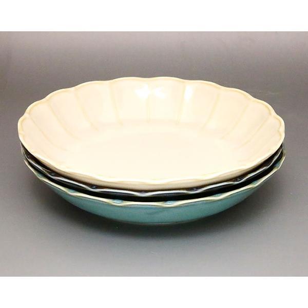 リンカ　美濃焼　大皿　カフェ　ワンプレート　おしゃれ　北欧　ホワイト　皿 大皿 おしゃれ 北欧 パスタ皿 RINKA パスタ＆カレー皿 美濃焼 径