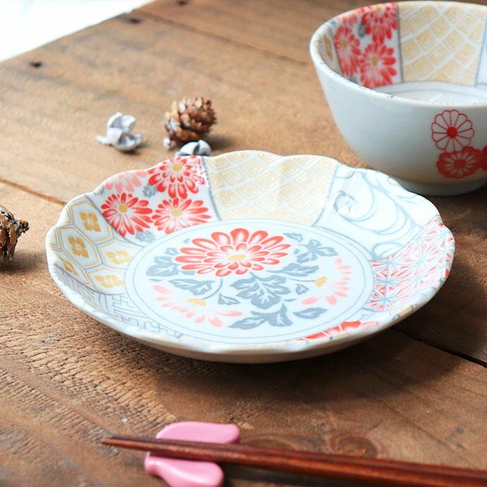 美濃祥瑞 皿 径16cm 日本製 美濃焼 磁器 和丸皿 取皿 中皿 盛皿 和皿