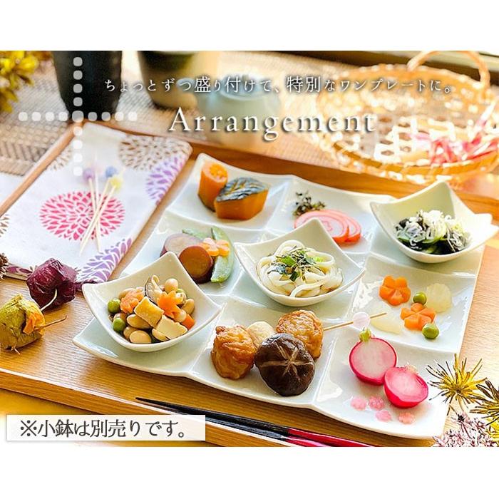 美濃焼 9種 仕切り プレート 仕切り皿 24cm 日本製 陶器 食器