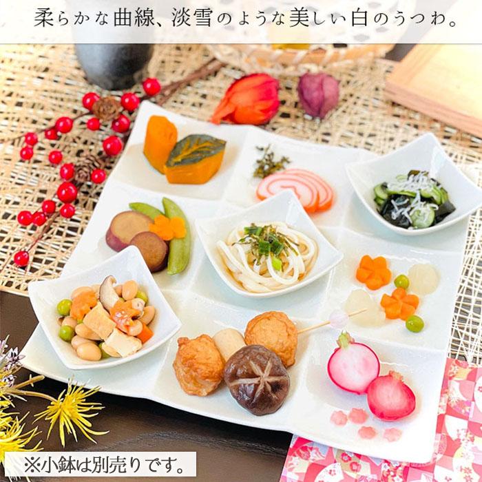 美濃焼 9種 仕切り プレート 仕切り皿 24cm 日本製 陶器 食器