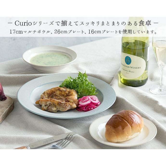みのる陶器 curio プレート 16cm 日本製 美濃焼 磁器 食器 皿 お皿 丸