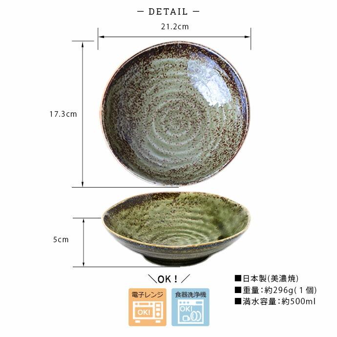 織部　手付き鉢 秀峰窯 市松織部7寸反深鉢 | セラミックパークMINO オンラインショップ