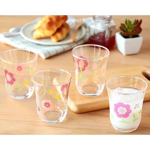 東洋佐々木ガラス フラワーアート タンブラー コップ グラス