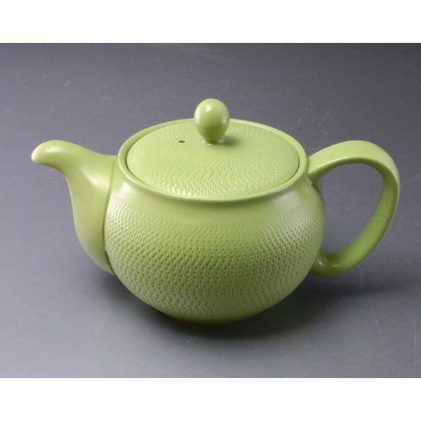 急須 日本製 陶器 おしゃれ 和食器 常滑焼 若草 ポット 430ml 2〜3杯分