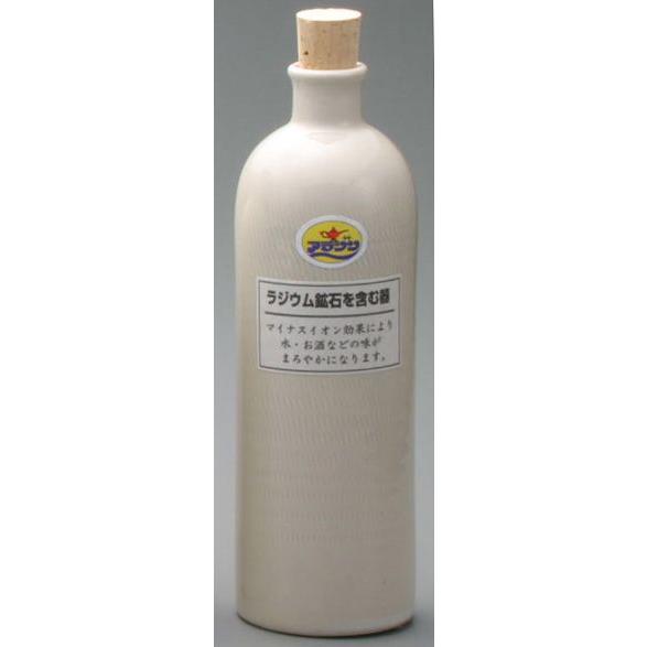 ラジウムボトル 満点の 白長 人気ブランド 陶器 信楽焼 焼酎サーバー