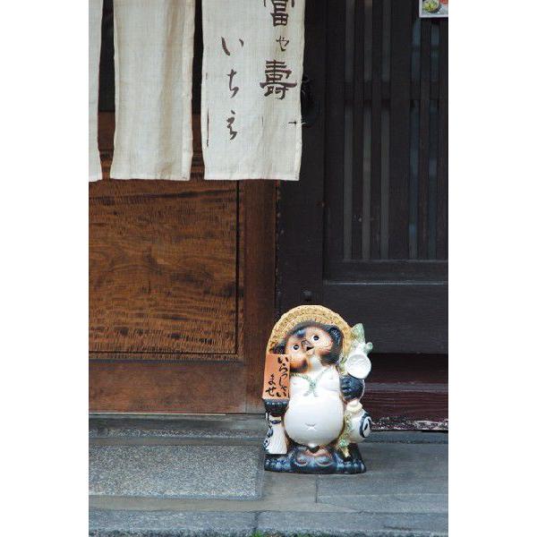 信楽焼 たぬき 名入れたぬき 陶器 置物 狸 タヌキ : 彩り屋 - 通販