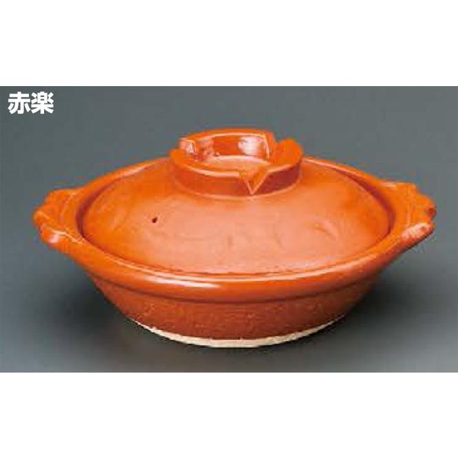 赤楽 7号鍋 信楽焼 陶器 キッチン 調理器具 土鍋 : 彩り屋 - 通販