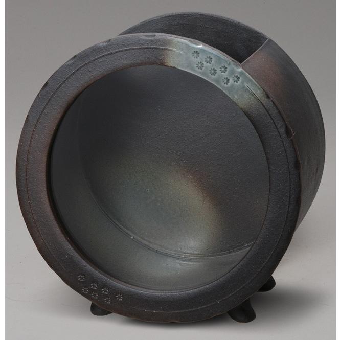 安い販促 黒釉丸 水槽 大 信楽焼 金魚鉢 水槽 陶器 めだか鉢 水鉢 大阪本物 Murad Com Jo