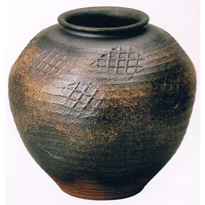 能野焼花器／薩摩・種子島・焼締・琉球 Yahoo!オークション -「能野焼