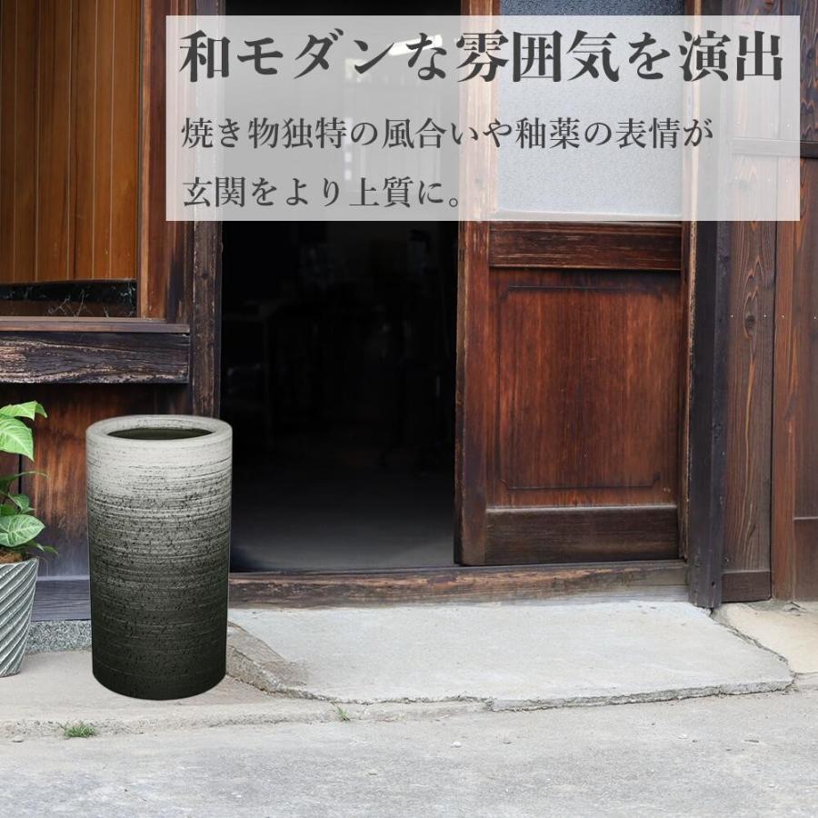 お値下げしました⤵信楽焼　傘立て 刷毛目 高さ４７cm 楽天市場】【10%ポイントバック中】傘立て 陶器 信楽焼 刷毛目 傘立