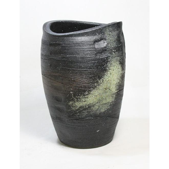 【信楽焼 傘立】窯変たわみ傘立 傘立て 陶器 信楽焼 窯変たわみ傘立 屋外 傘たて 傘入れ 傘置き