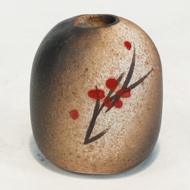 信楽焼 花瓶 花器 赤絵付ミニ花入 3号 陶器 和風 : 彩り屋 - 通販