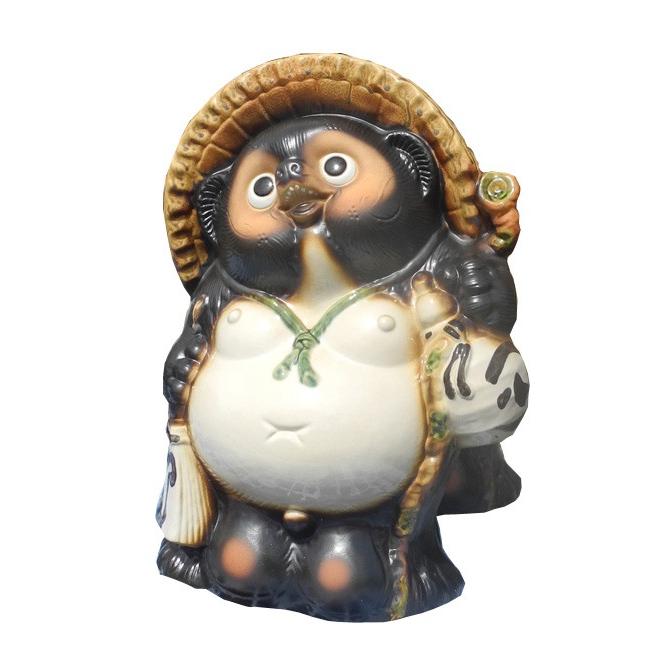 信楽焼 たぬき 福狸 16号 陶器 置物 タヌキ : 彩り屋 - 通販 - Yahoo