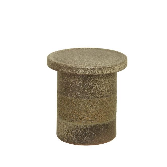 フラワースタンド 窯肌花台 11号 信楽焼 陶器 ガーデニング 花台 アウトドア