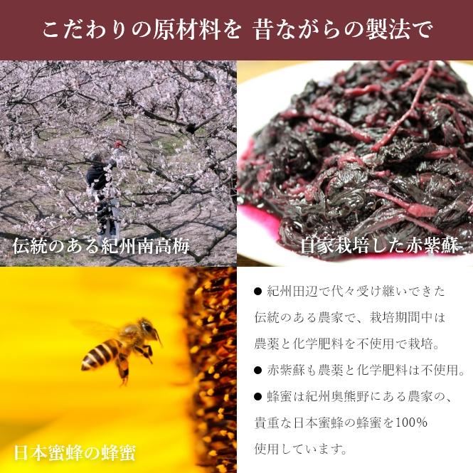 梅干し 無農薬 無添加 送料無料 南高梅 さくら梅 500g 熊野のご褒美 紀州産 桜梅 無化学肥料 梅干し はちみつ漬 合格祝 入学祝｜irodoriya｜10