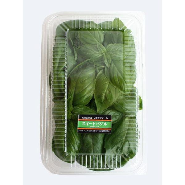 スイートバジル 50g フレッシュハーブ 食用 和歌山県産サラダ パスタ