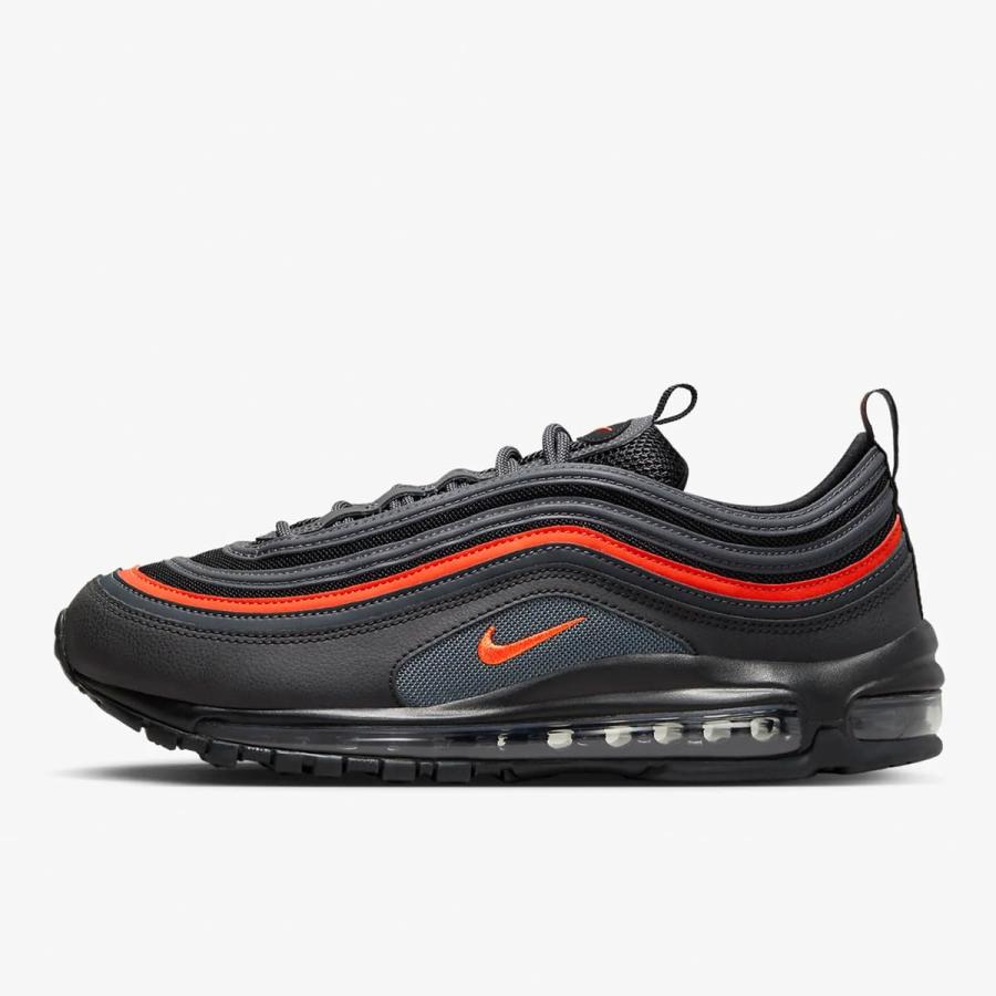 ナイキ エア マックス 97 AIR MAX 97 ブラック/アンスラサイト/ピカンテレッド 921826-018 日本国内正規品 24.5cm｜irodoriyasyouten｜02