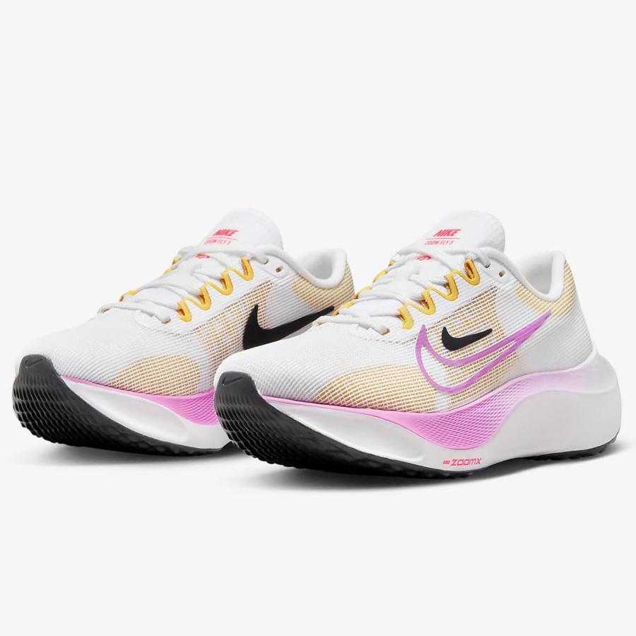 ナイキ ズーム フライ 5 W ZOOM FLY 5 ホワイト/ビビッドサルファー/アンバーブラウン/ラッシュフューシャ DM8974-100｜irodoriyasyouten｜05