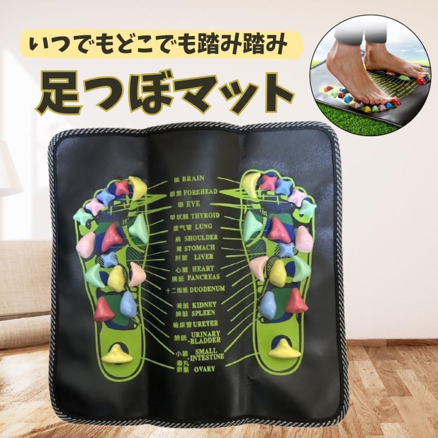足つぼマット 足ツボマット 足つぼ 足ツボ 図解 ツボ押しグッズ