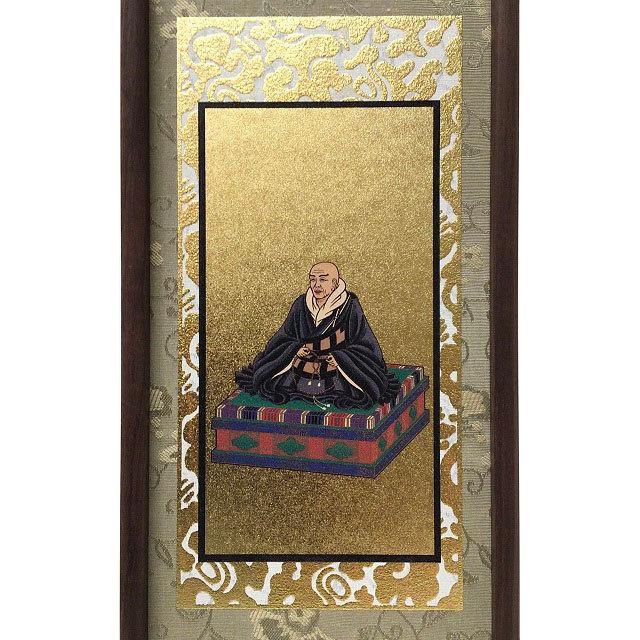 仏壇用スタンド掛軸 脇侍 脇掛け 絵像 浄土真宗本願寺派 西 大谷派 東