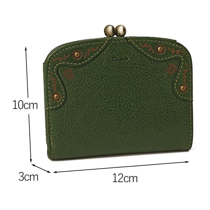 Dakota（ダコタ） がま口 折財布 マーゴット 二つ折り財布 レザー