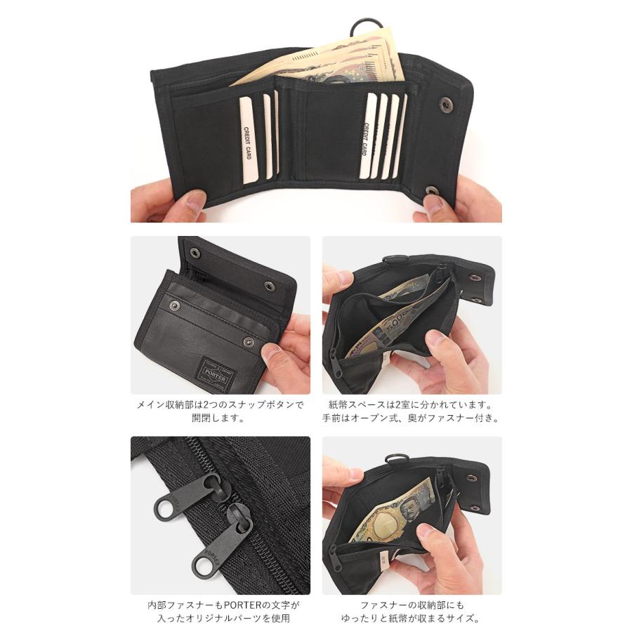 『未使用品』#ポーター アルーフ ウォレット 023-01084 三つ折り財布 ポーター アルーフ ウォレット 023-01084 PORTER ALOOF 吉田カバン 三