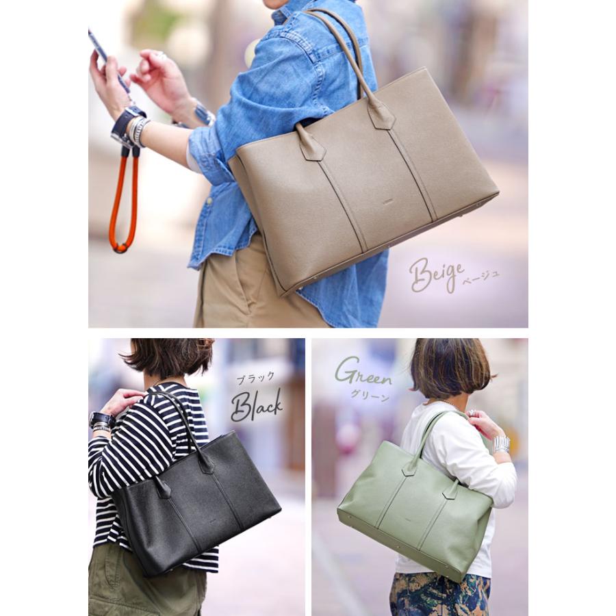 ラクーオ 本革 日本製 レザートートバッグ LAQUOH TOTE BAG LEATHER A4 トートバッグ レディース 031804 1年保証 プレケア特典の画像