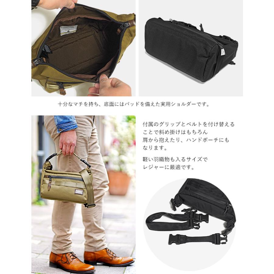 AS2OV（アッソブ） 公式ステッカー付き ショルダーバッグ S コーデュラ