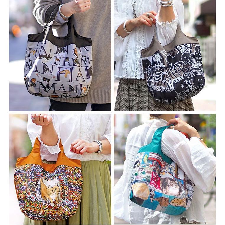 マンハッタナーズ トートバッグ「ミケちゃんとナナの初顔合わせ」 マンハッタナーズ トートバッグ「ミケちゃんとナナの初顔合わせ」