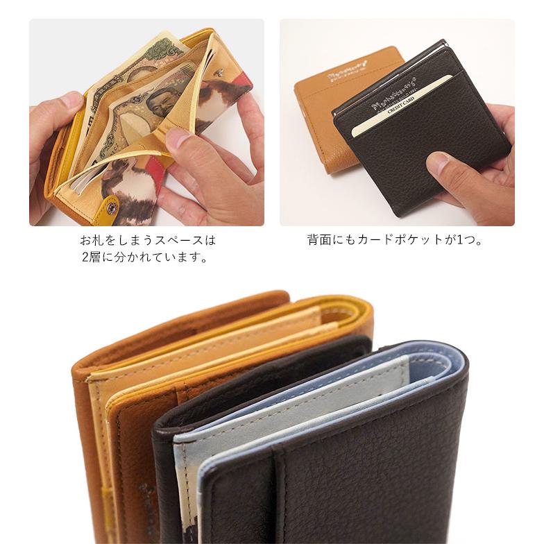 新品未使用 マンハッタナーズ 2つ折り財布 L字ファスナー ぐっすりフェデリコ 新品未使用 マンハッタナーズ 2つ折り財布 L字ファスナー