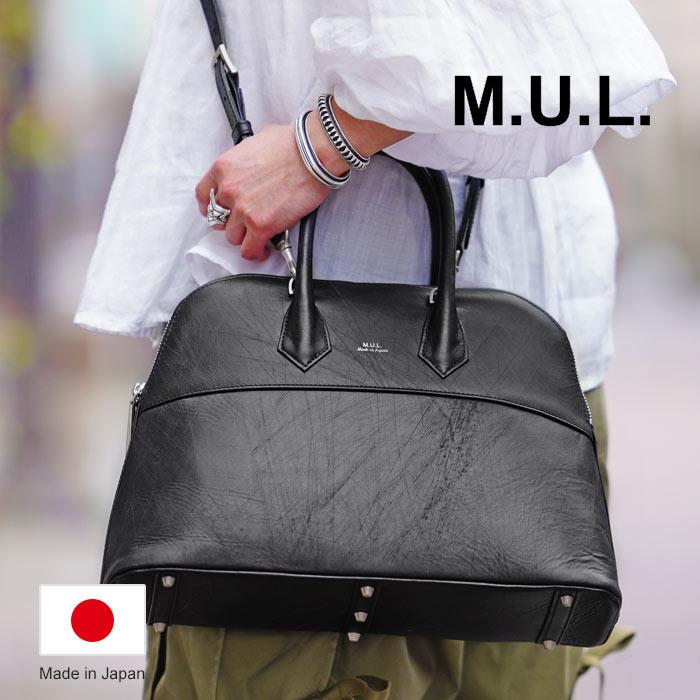 M.U.L. エムユーエル MUL079 round tote M ラウンドトート スクラッチ
