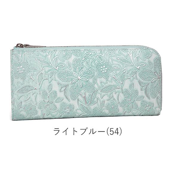 Arukan アルカン 長財布 クレア L字ファスナー 財布 薄型 花柄 Arukan アルカン 長財布 クレア L字ファスナー 財布 薄型 花柄
