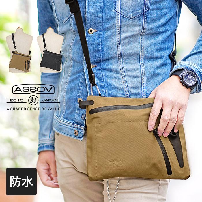 ZOE品 AS2OV（アッソブ） 公式ステッカー付き ボディバッグ サコッシュ